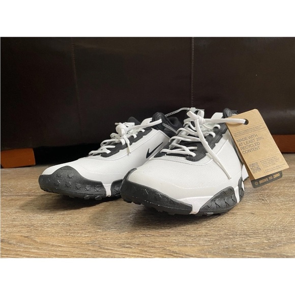 Nike Air Diamond Varsity Turf Baseball Cleats White Black Mens Sz 14 FN7454-102 main image 4